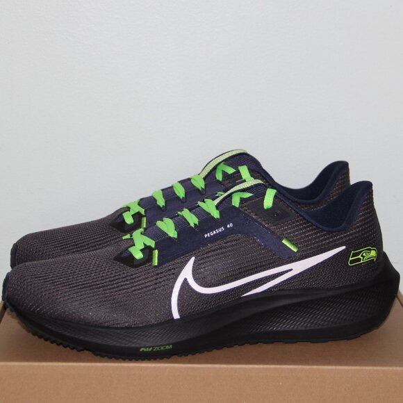 Nike Air Zoom Pegasus 40 Seattle Seahawks Running Shoes Mens 8 main image 6